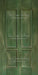 Skinny Earthy Green Door (CC)
