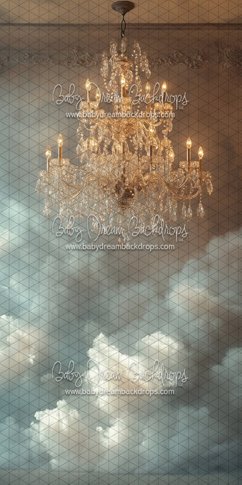 Skinny Ethereal Reflections Chandelier (CC)