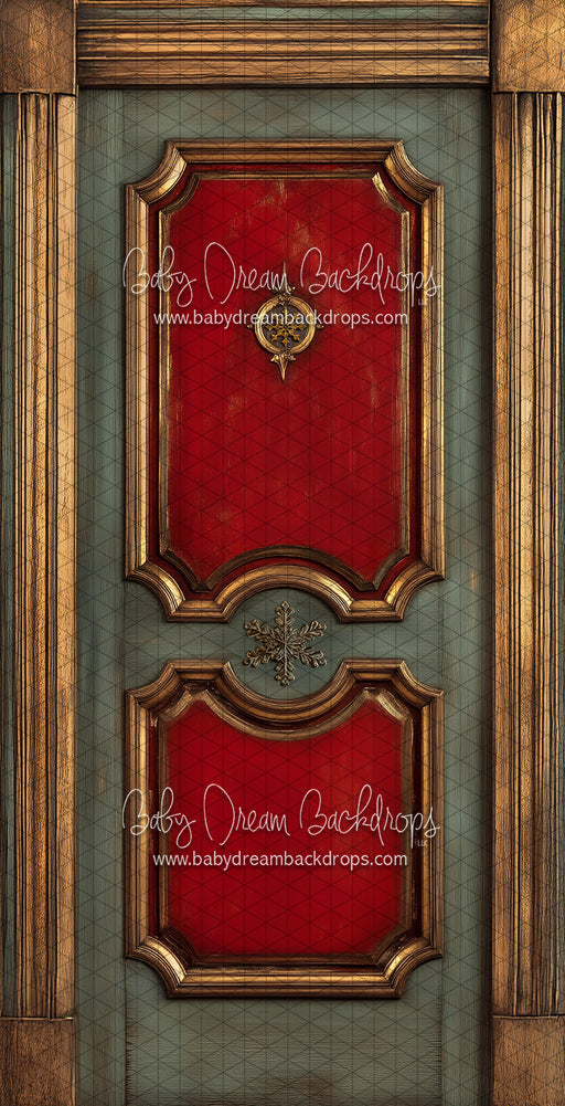 Skinny Holiday Snowflake Door (CC)