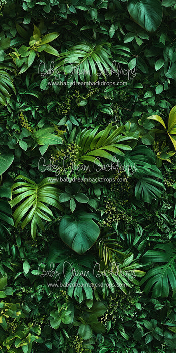 Skinny Jungle Greens Wall Right (CC)