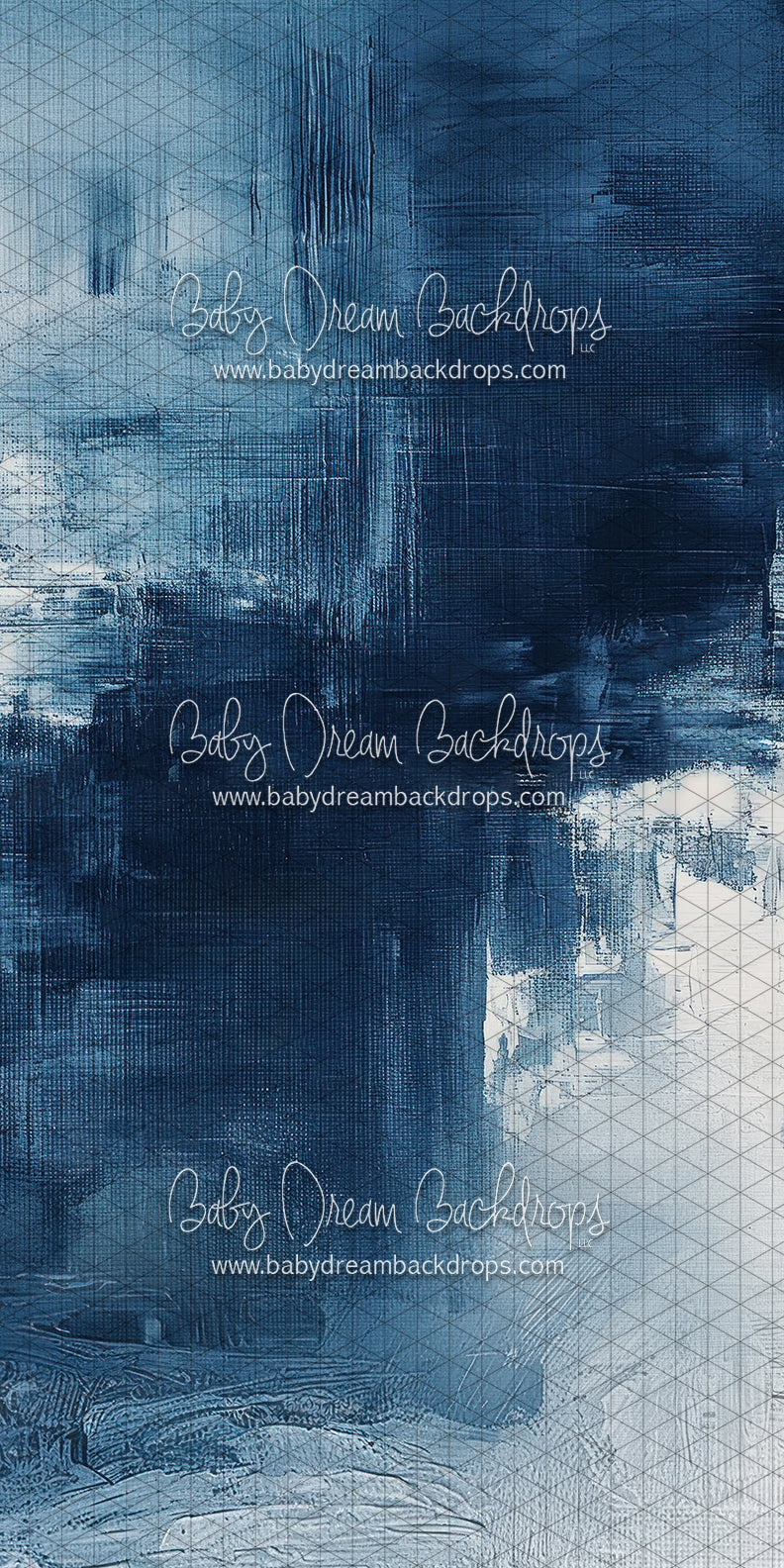 Skinny Maestro Divided Blue 2 (LL) — Baby Dream Backdrops