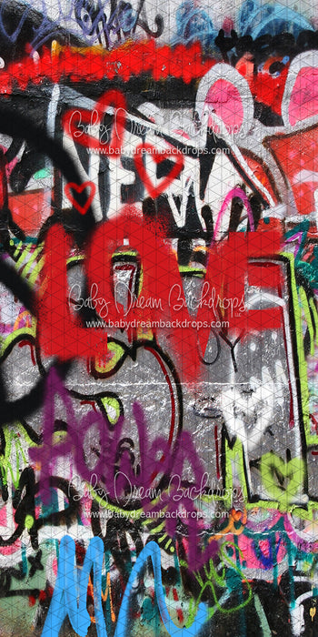 Skinny Sprayed Love Graffiti (CC)