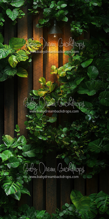 Skinny Wood Slat Greens Right (CC)