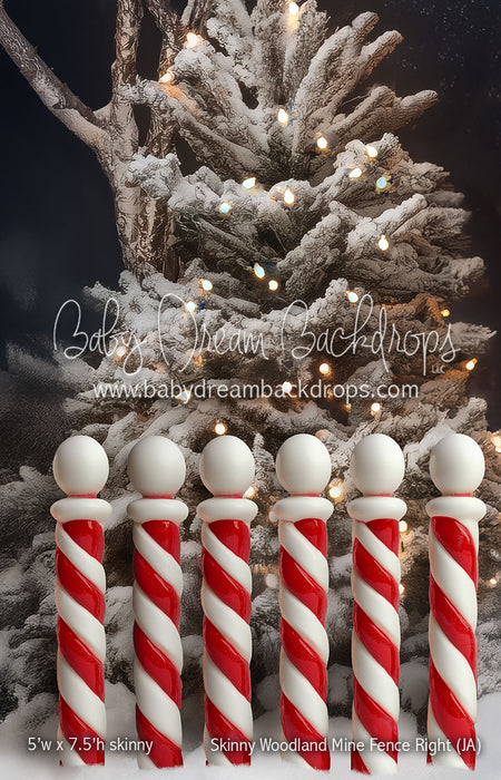 Skinny Woodland Mint Fence right (JA)