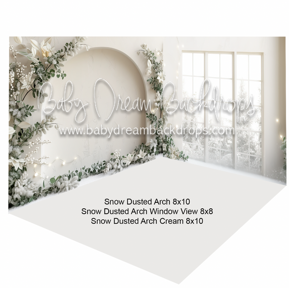 Fabric Room Snow Dusted Arch + Snow Dusted Arch Window + Snow Dusted Arch Cream