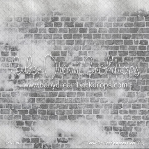 Snow On Cobblestones Floor (CC)