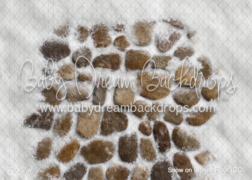 Snow on Stones Fabric Floor (CC)