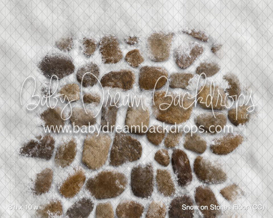Snow on Stones Fabric Floor (CC)
