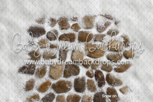 Snow on Stones Fabric Floor (CC)