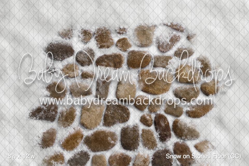 Snow on Stones Fabric Floor (CC)