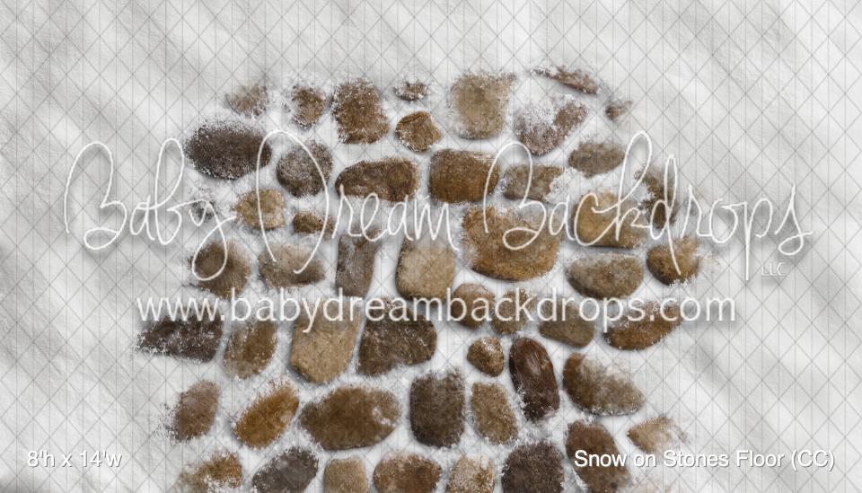 Snow on Stones Fabric Floor (CC)
