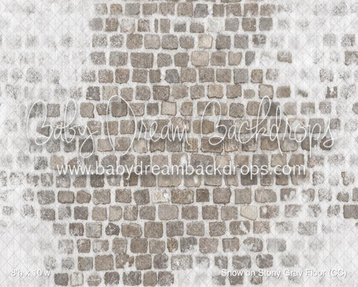 Snow on Stony Gray Fabric Floor (CC)
