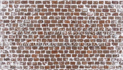 Snowy Brick Day Fabric Floor (CC)