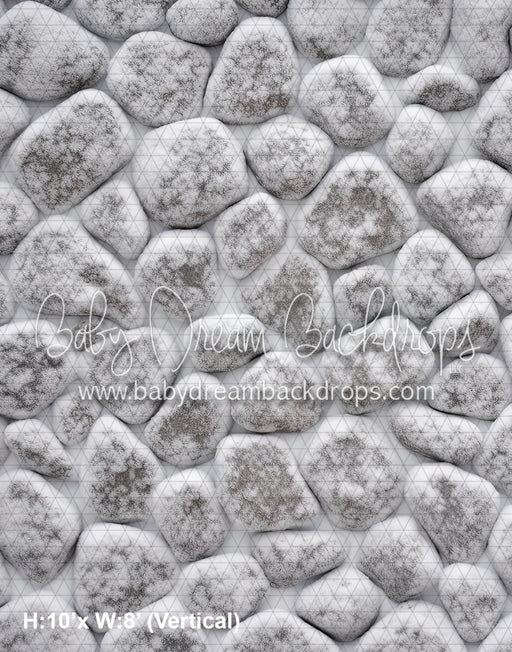 Snowy Cobblestone Fabric Floor (WM)