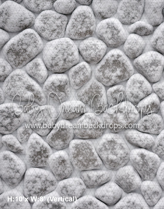 Snowy Cobblestone Fabric Floor (WM)