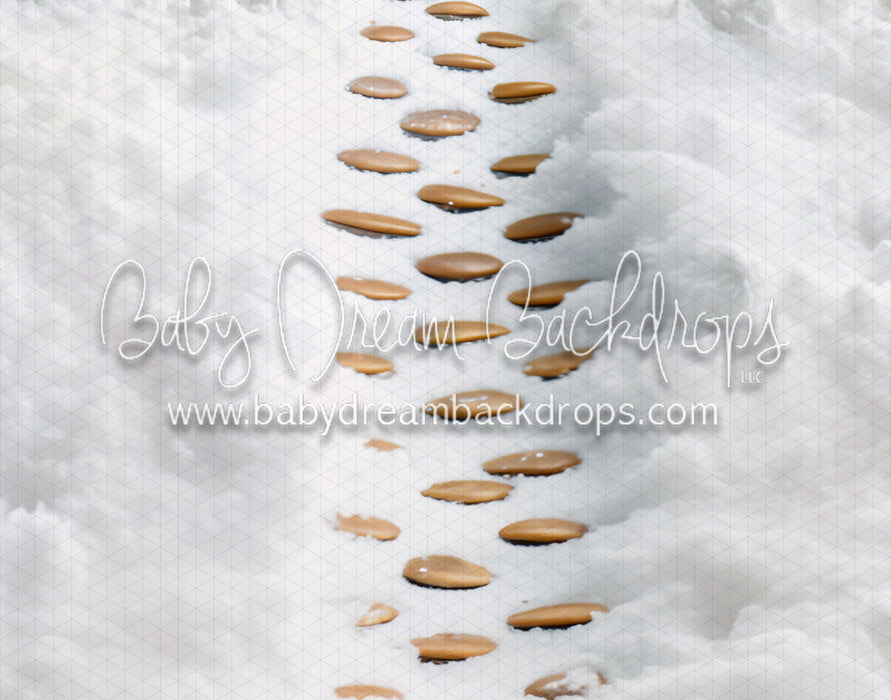 Snowy Gingerbread House Fabric Floor (MD)