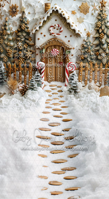 Snowy Gingerbread House Sweep (MD)