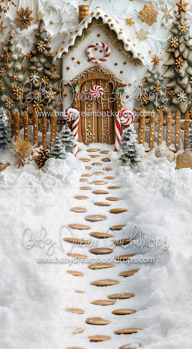 Snowy Gingerbread House Sweep (MD)