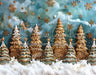 Snowy Gingerbread Trees (MD)