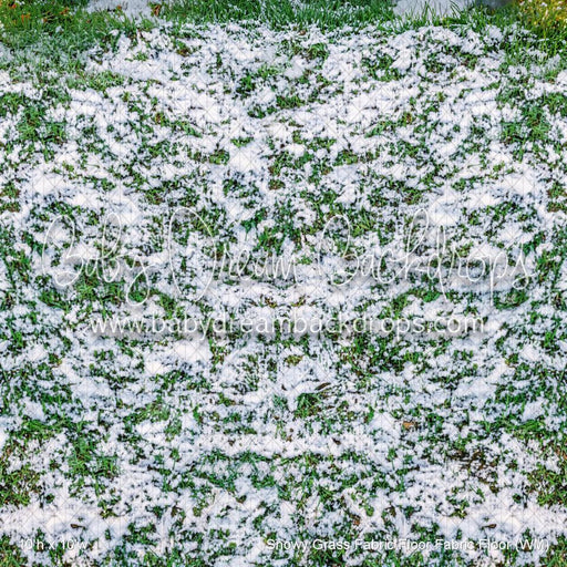 Snowy Grass Fabric Floor Fabric Floor (WM)