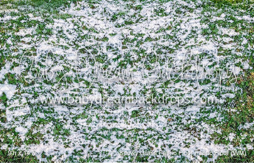 Snowy Grass Fabric Floor Fabric Floor (WM)