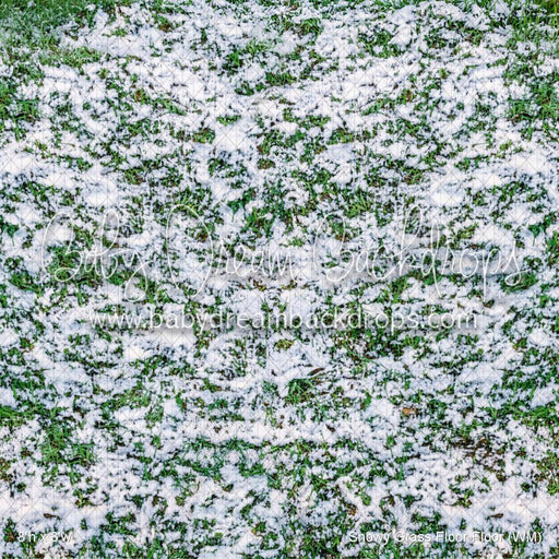 Snowy Grass Fabric Floor Fabric Floor (WM)