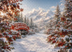 Snowy Holly Bridge at Golden Hour (OM)