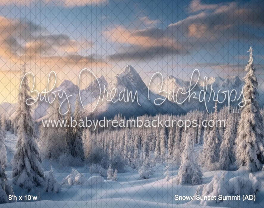 Snowy Sunset Summit (AD)
