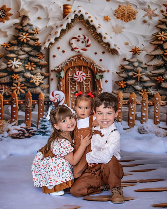 Snowy Gingerbread House (MD)