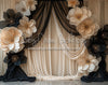 Sophisticated Floral Drapery Display (BD)