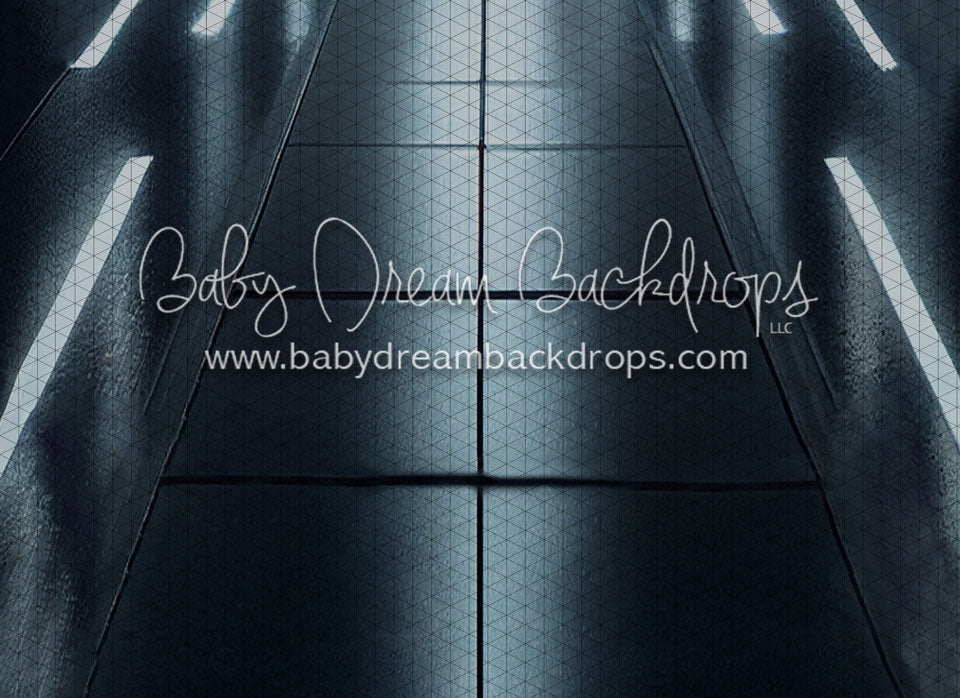 Spaceship Hallway Fabric Floor  (JC)