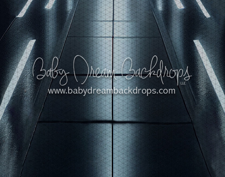 Spaceship Hallway Fabric Floor  (JC)