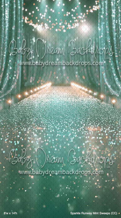 Sparkle Runway Mint Sweeps (CC)