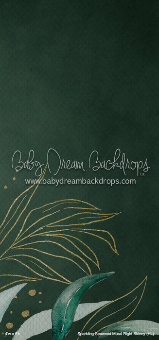 Sparkling Seaweed Mural Right Skinny (HL)