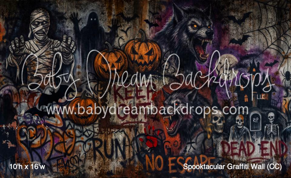 Spooktacular Graffiti Wall (CC)