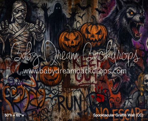 Spooktacular Graffiti Wall (CC)