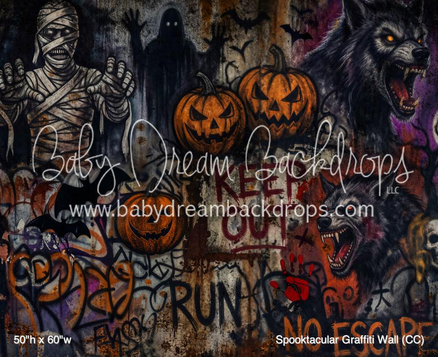 Spooktacular Graffiti Wall (CC)