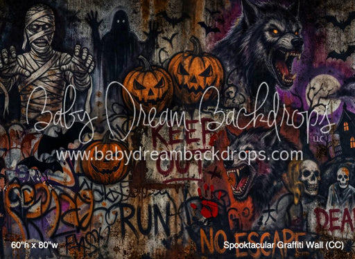 Spooktacular Graffiti Wall (CC)