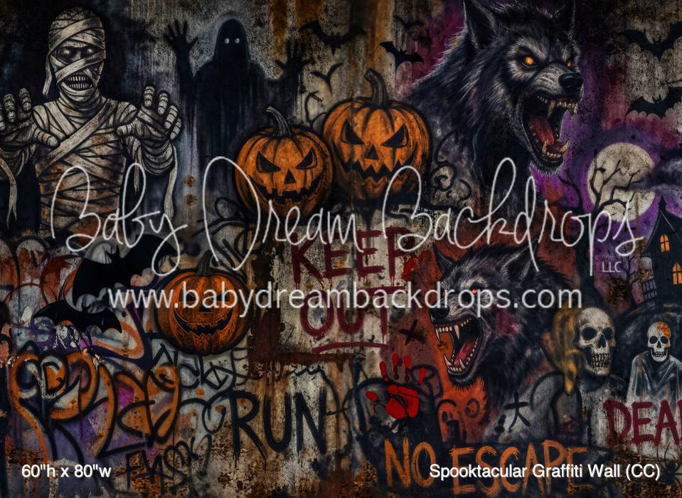 Spooktacular Graffiti Wall (CC)