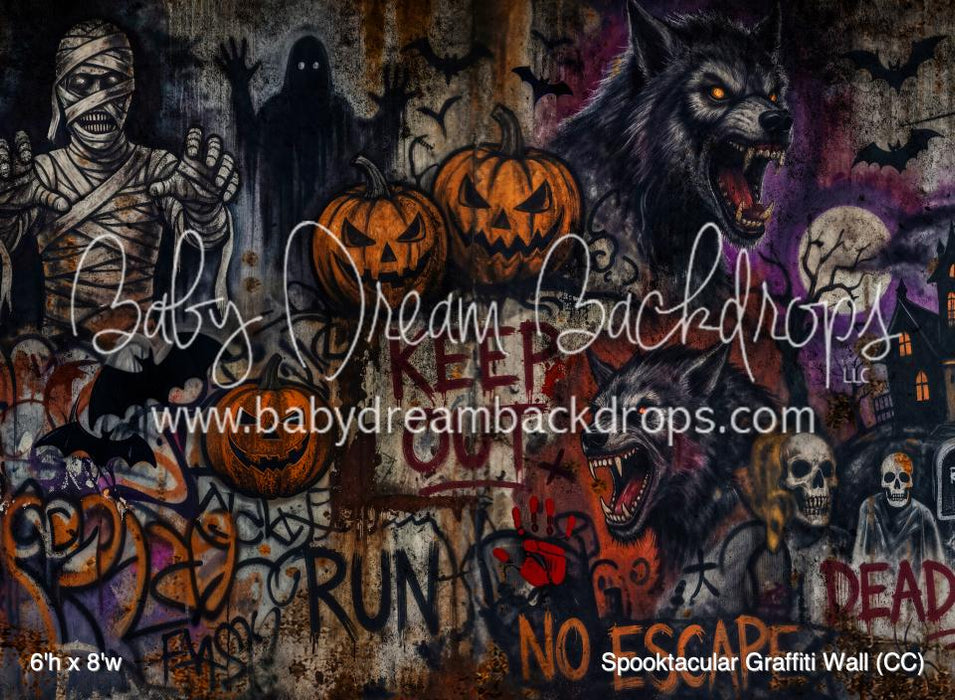 Spooktacular Graffiti Wall (CC)