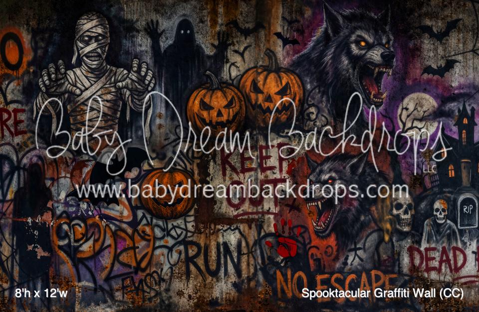 Spooktacular Graffiti Wall (CC)