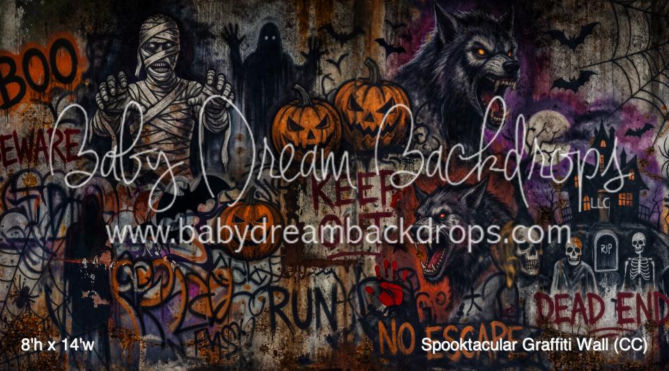 Spooktacular Graffiti Wall (CC)