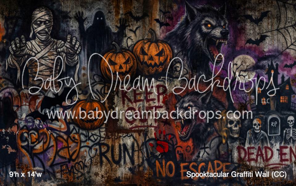 Spooktacular Graffiti Wall (CC)