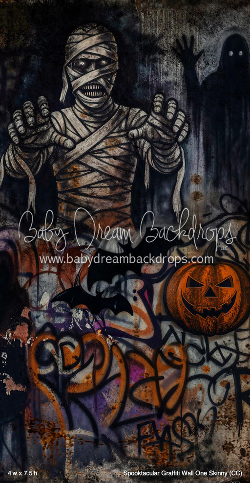 Spooktacular Graffiti Wall One Skinny (CC)