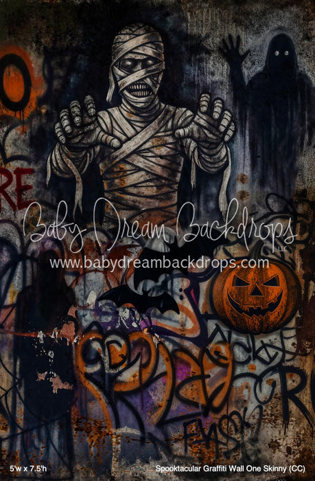 Spooktacular Graffiti Wall One Skinny (CC)