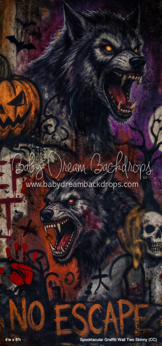 Spooktacular Graffiti Wall Two Skinny (CC)
