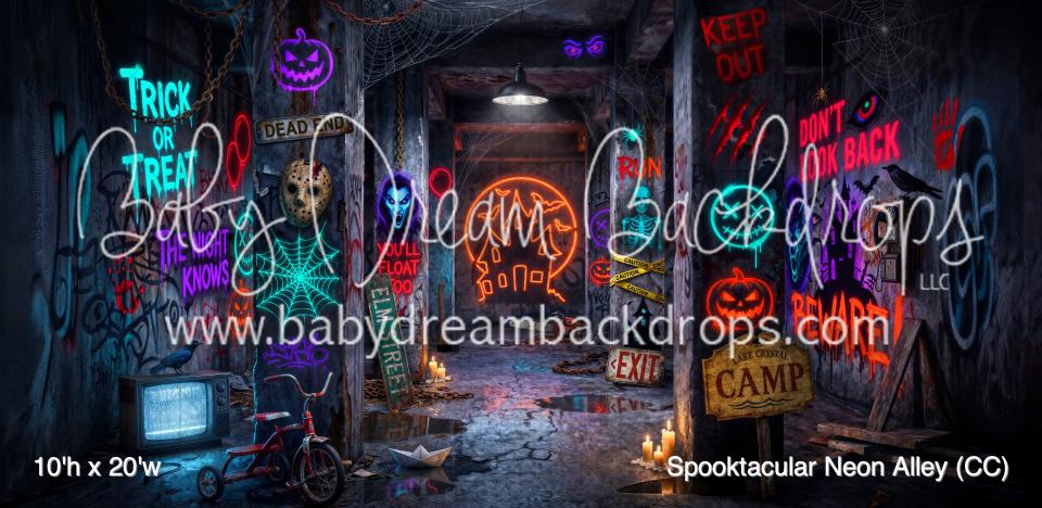Spooktacular Neon Alley (CC)