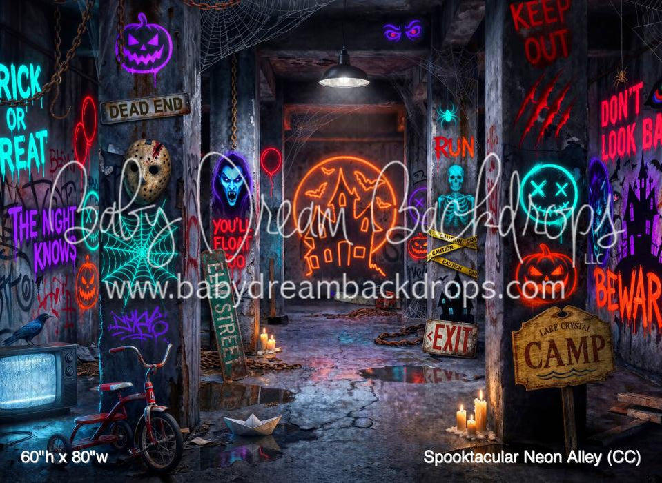 Spooktacular Neon Alley (CC)