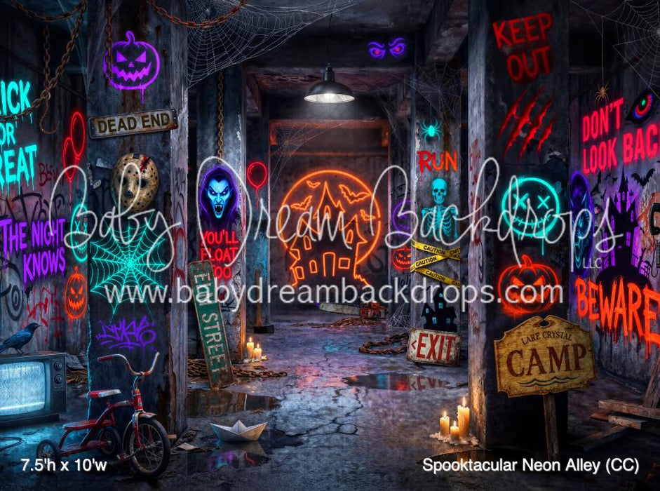 Spooktacular Neon Alley (CC)