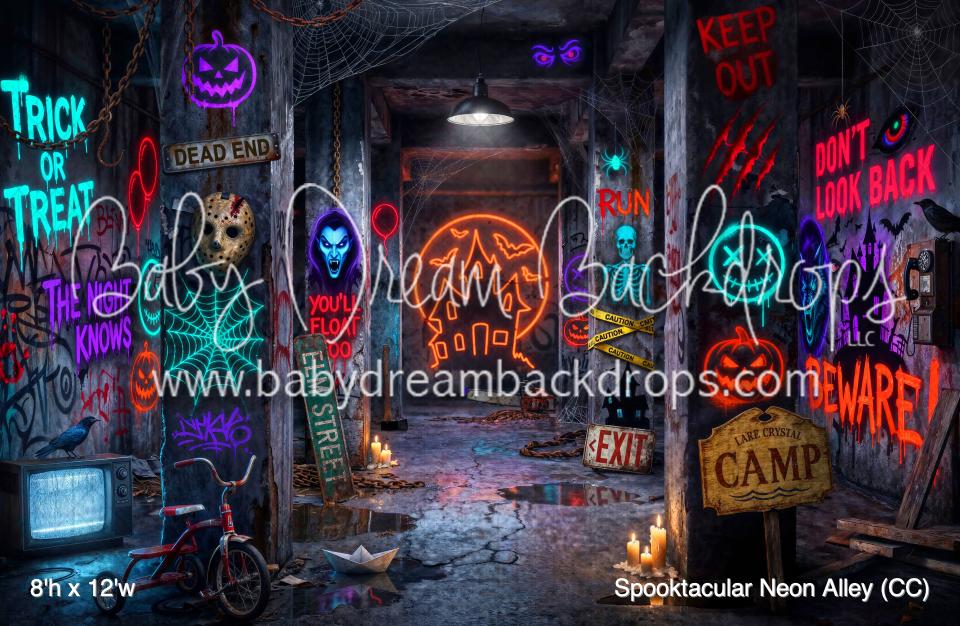 Spooktacular Neon Alley (CC)
